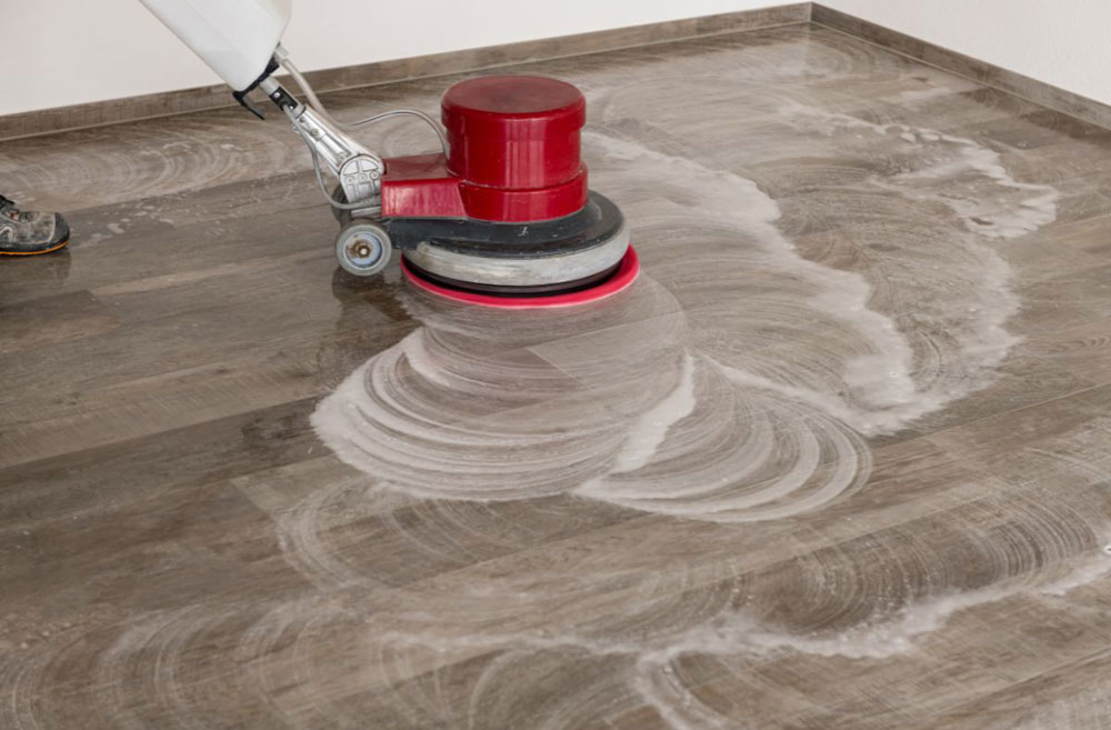commercial floor cleaning