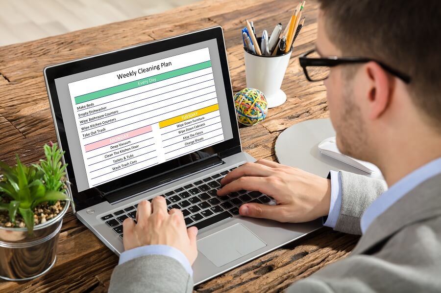 Cleaning Schedule for Your Office
